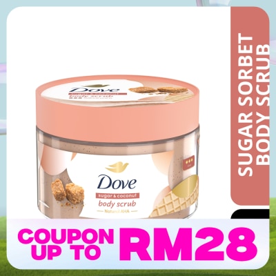 DOVE Body Scrub Sugar & Coconut 280gram