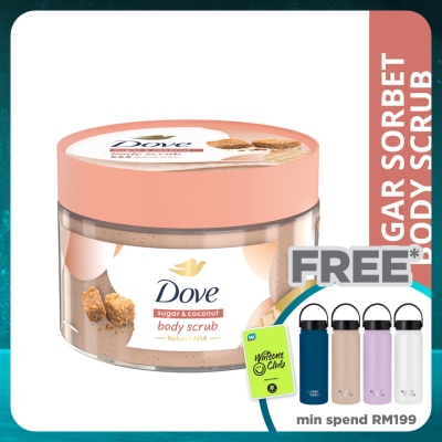 DOVE Body Scrub Sugar & Coconut 280gram