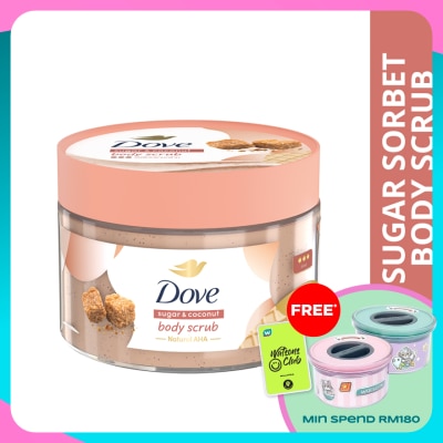 DOVE Body Scrub Sugar & Coconut 280gram