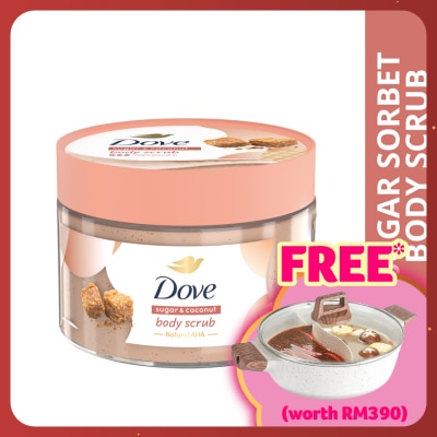 DOVE Body Scrub Sugar & Coconut 280gram