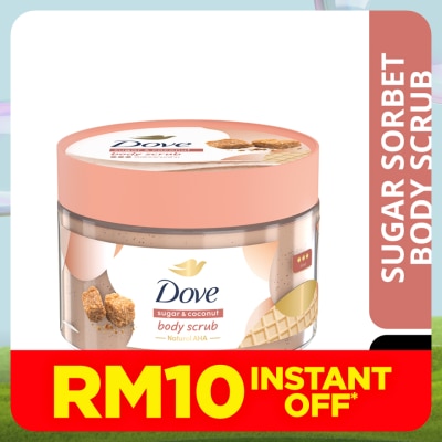 DOVE Body Scrub Sugar & Coconut 280gram