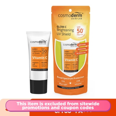 COSMODERM Glow-C Brightening UV Shield SPF50+ PA+++ 30ml