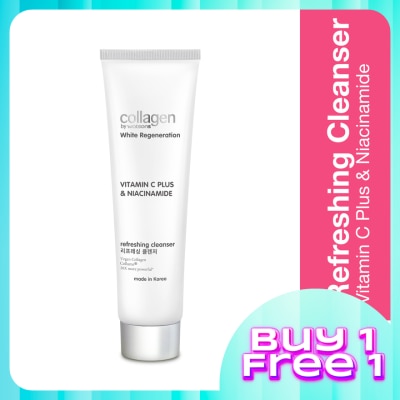 COLLAGEN BY WATSONS White Regeneration Vitamin C Plus & Niacinamide Refreshing Cleanser 125ml