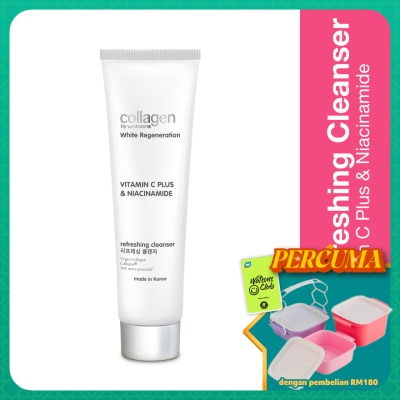 COLLAGEN BY WATSONS - White Regeneration Vitamin C Plus & Niacinamide Refreshing Cleanser 125ml