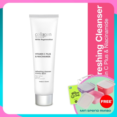 COLLAGEN BY WATSONS White Regeneration Vitamin C Plus & Niacinamide Refreshing Cleanser 125ml