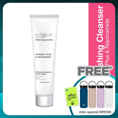 COLLAGEN BY WATSONS White Regeneration Vitamin C Plus & Niacinamide Refreshing Cleanser 125ml
