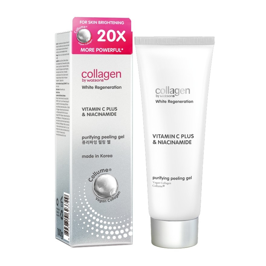 glutathione with aloe vera peeling cream watsons price COLLAGEN BY WATSONS, White Regeneration Vitamin C Plus & Niacinamide Purifying Gel 100g جلوتاثيون جلو سيروم