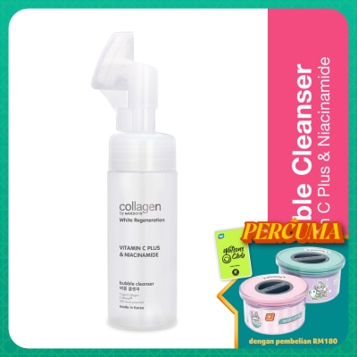 COLLAGEN BY WATSONS White Regeneration Vitamin C Plus & Niacinamide Bubble Cleanser 150ml