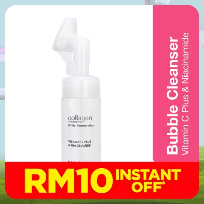 COLLAGEN BY WATSONS White Regeneration Vitamin C Plus & Niacinamide Bubble Cleanser 150ml