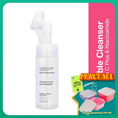 COLLAGEN BY WATSONS - White Regeneration Vitamin C Plus & Niacinamide Bubble Cleanser 150ml