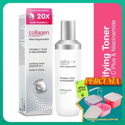 COLLAGEN BY WATSONS - White Regeneration Vitamin C Plus & Niacinamide Clarifying Toner 130ml