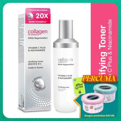 COLLAGEN BY WATSONS White Regeneration Vitamin C Plus & Niacinamide Clarifying Toner 130ml