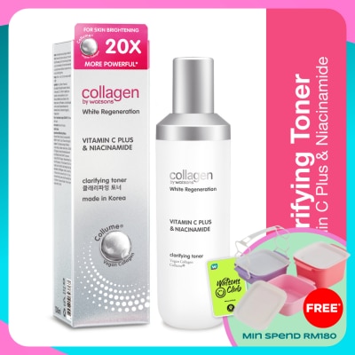 COLLAGEN BY WATSONS White Regeneration Vitamin C Plus & Niacinamide Clarifying Toner 130ml