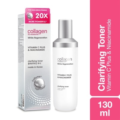 COLLAGEN BY WATSONS White Regeneration Vitamin C Plus & Niacinamide Clarifying Toner 130ml