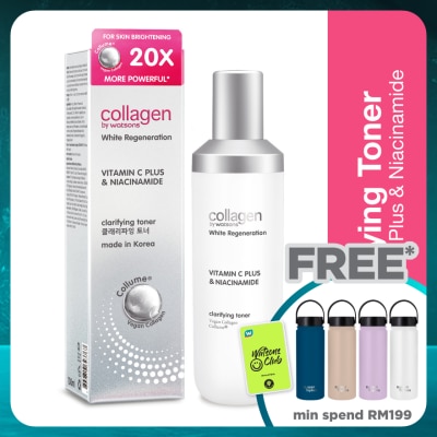 COLLAGEN BY WATSONS White Regeneration Vitamin C Plus & Niacinamide Clarifying Toner 130ml