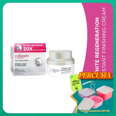 COLLAGEN BY WATSONS - White Regeneration Vitamin C Plus & Niacinamide Instant Finishing Cream 50g
