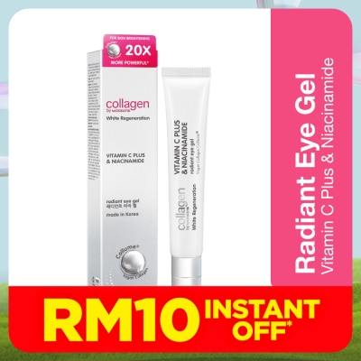 COLLAGEN BY WATSONS White Regeneration Vitamin C Plus & Niacinamide Radiant Eye Gel 20ml