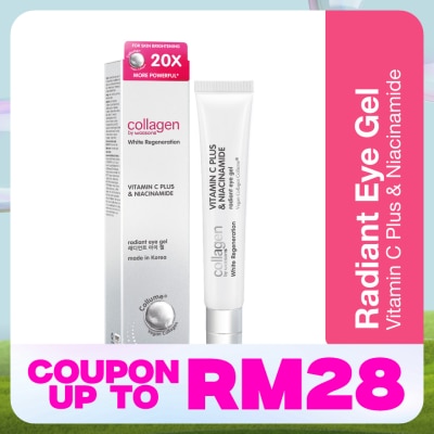 COLLAGEN BY WATSONS White Regeneration Vitamin C Plus & Niacinamide Radiant Eye Gel 20ml