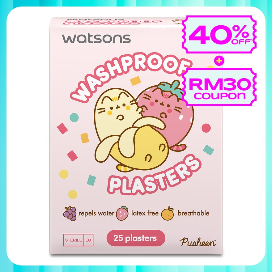 Pusheen Washproof Plaster 25s