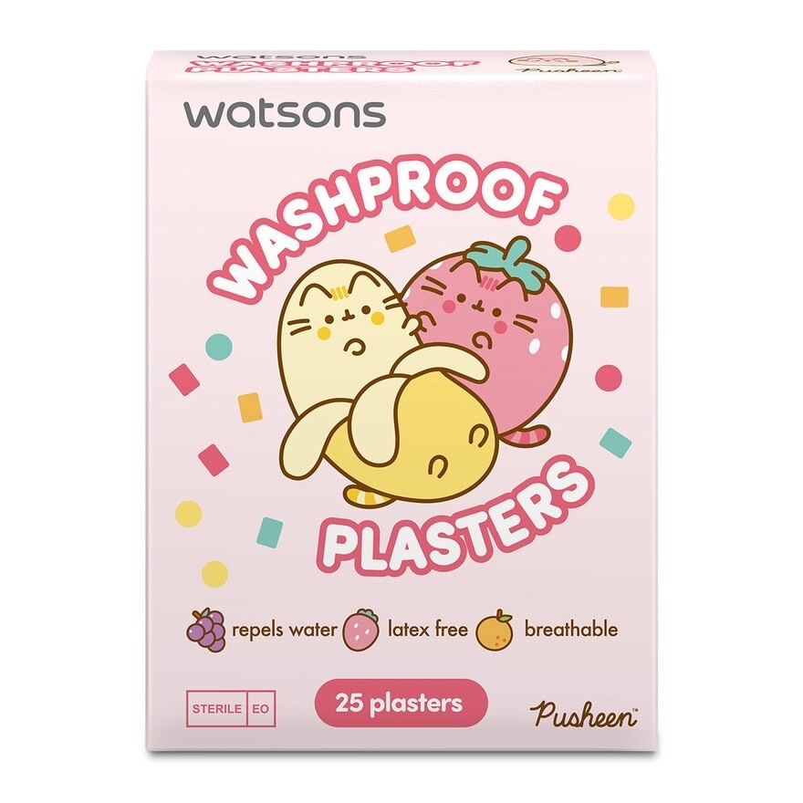 Pusheen Washproof Plaster 25s