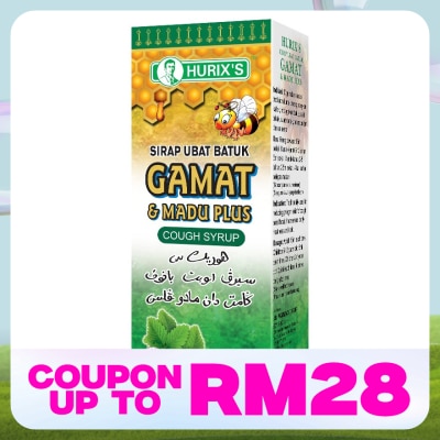 HURIX'S Gamat & Madu Plus Cough Syrup 180ml