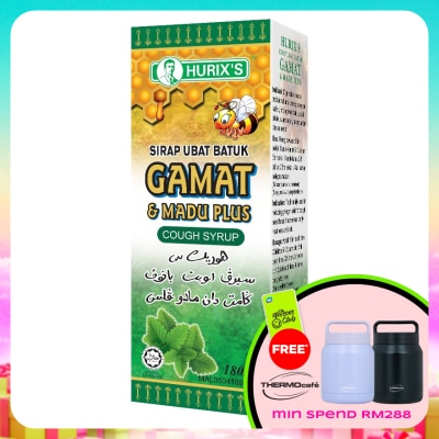 HURIX'S - Gamat & Madu Plus Cough Syrup 180ml