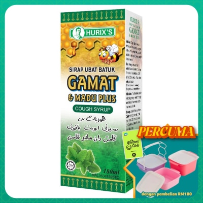 HURIX'S - Gamat & Madu Plus Cough Syrup 180ml