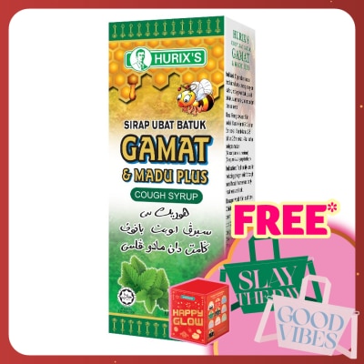 HURIX'S Gamat & Madu Plus Cough Syrup 180ml