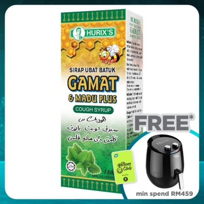 HURIX'S Gamat & Madu Plus Cough Syrup 180ml