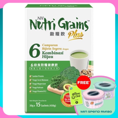 NH NUTRI GRAINS Plus With 6 Green 30g X 15s