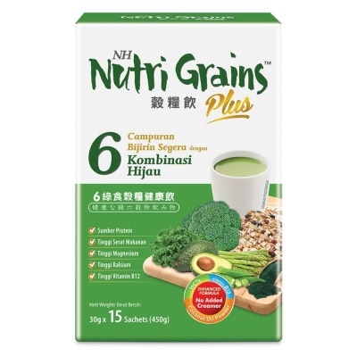 NH NUTRI GRAINS Plus With 6 Green 30g X 15s