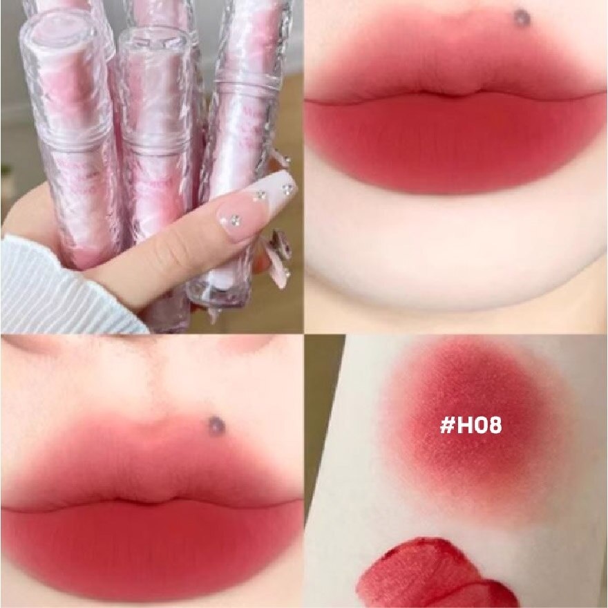 Small Powder Gauze Fog Point Lip Glaze Summer Raspberry H08