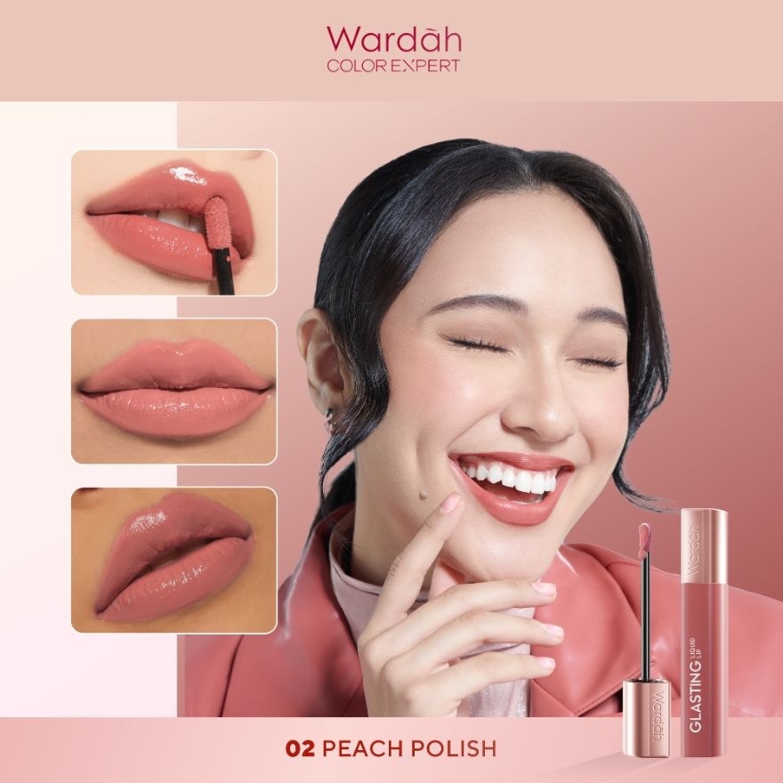 Glasting Liquid Lip 02 Peach Polish