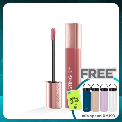 WARDAH Glasting Liquid Lip 02 Peach Polish