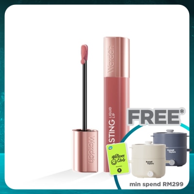 WARDAH Glasting Liquid Lip 02 Peach Polish