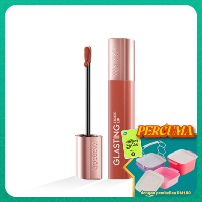 WARDAH - Glasting Liquid Lip 03 Dazzle Mapple