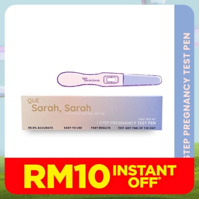 QUE SARAH SARAH 1 Step Pregnancy Test Pen 1s