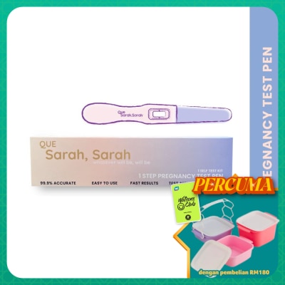 QUE SARAH SARAH - 1 Step Pregnancy Test Pen 1s
