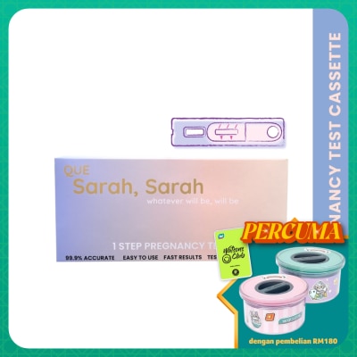 QUE SARAH SARAH 1 Step Pregnancy Test Cassette 1s