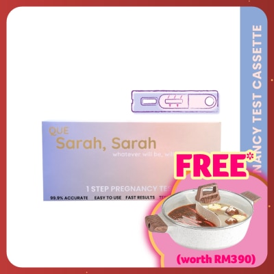 QUE SARAH SARAH 1 Step Pregnancy Test Cassette 1s
