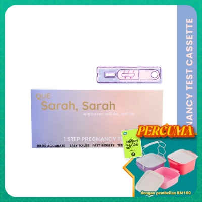 QUE SARAH SARAH - 1 Step Pregnancy Test Cassette 1s
