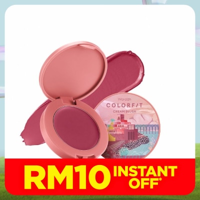 WARDAH Colorfit Cream Blush 05 Peaceful Plum