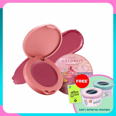 WARDAH Colorfit Cream Blush 05 Peaceful Plum