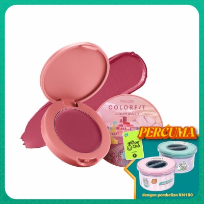 WARDAH Colorfit Cream Blush 05 Peaceful Plum