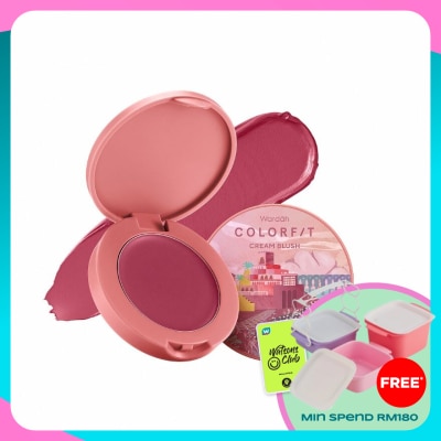WARDAH Colorfit Cream Blush 05 Peaceful Plum
