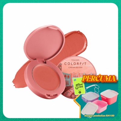 WARDAH - Colorfit Cream Blush 06 Soulful Brick