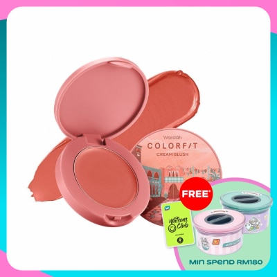 WARDAH Colorfit Cream Blush 06 Soulful Brick