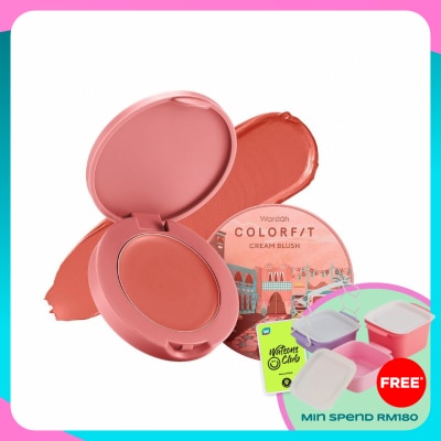 WARDAH Colorfit Cream Blush 06 Soulful Brick