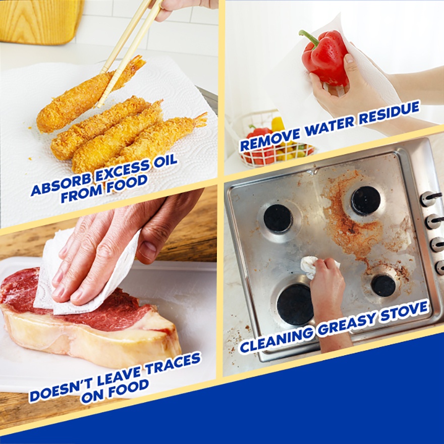 Calorie Absorb Kitchen Towel (50s x 8 Rolls) image