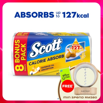 SCOTT - Calorie Absorb Kitchen Towel (50s x 8 Rolls)